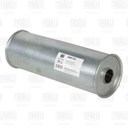 Глушитель универс. (круглый) D=138, L=400, d=42 (алюм. сталь) (EMM 3103)