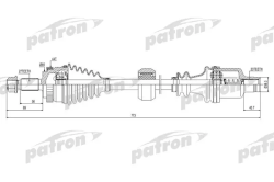 PDS0118 Полуось