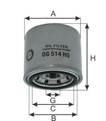 Фильтр масляный HYUNDAI/KIA/MAZDA/MITSUBISHI OG 514 HQ