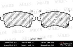 E100545 Колодки тормозные KIA VENGA 10- передние SemiMetallic