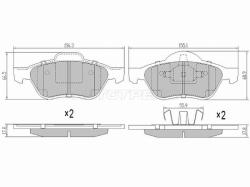 Колодки тормозные (Спереди) Renault Clio 05-11 / Grand Scenic 04-09 / Laguna 00-08 / Megane 02-09