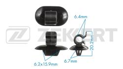 Клипса крепёжная Citroen Peugeot (миним. кол-во заказа 10 шт) be-3510