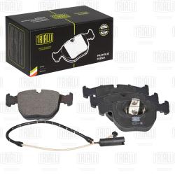 Колодки торм. для а/м BMW X5 (E53) (00-)/5 (E39) (95-) диск. перед. (в компл. с датчиком) (PF 4154)