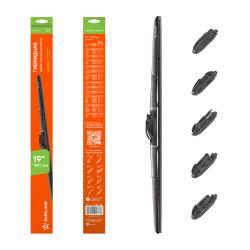 Щетка стеклоочистителя гибрид 480мм (19") 3 адаптера (AWB-H-475)