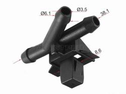 Клипса cоединитель трубок Y-type (1 шт.)