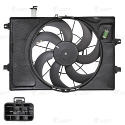 Э/вентилятор охл. для а/м KIA Cerato (18-)/Ceed (18-)/Soul III (19-) 1.6i/2.0i (с кожух.) (LFK 0849)