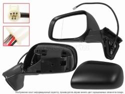 Зеркало Toyota Auris 06-10 (Слева/ Обогрев/ Регулировка/ 5 контактов)