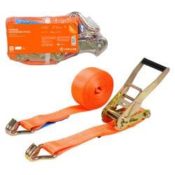 Ремень крепления груза с храповиком 5 т, 6 м (AS-T-09)