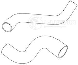 Патрубки охл. для а/м ГАЗон Next с дв. ЯМЗ-534 (EPDM, кмпл., 2 шт.) (LPK 0312)