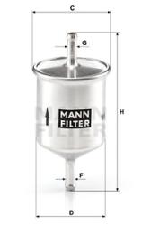 Фильтр топливный NISSAN PRIMERA/ALMERA/MAXIMA/MICRA WK66