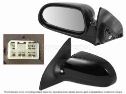 Зеркало Chevrolet Lacetti 04-13 / Daewoo Lacetti 04-09 (Слева/ Обогрев/ Регулировка/ 5 контактов)