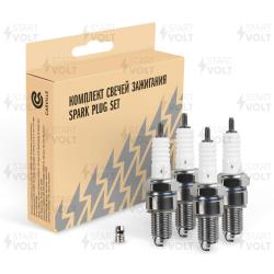 Свечи зажигания для а/м ГАЗ/УАЗ с дв. ЗМЗ-405/406/409 (зазор 1мм, с резистором, с медью) (кмпл. 4шт) (VSP 0006B)