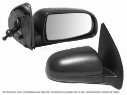 Зеркало Chevrolet Aveo 05-11 / Daewoo Gentra 05-11 / Ravon Nexia R3 16-20 (Справа/ Механическое/ 3/5