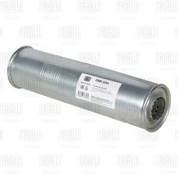 Глушитель универс. (круглый) D=101 с перф. диффузором L=380, d=50 (алюм. сталь) (EMM 3204)