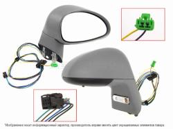 Зеркало Citroen C4 04-11 (Справа/ Обогрев/ Повторитель поворота/ 7 контактов)