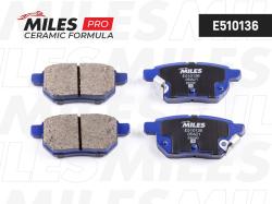 E510136 Колодки тормозные TOYOTA COROLLA 1.4 VVT-I 02>/AURIS 1.6/1.4 07> зад.Ceramic