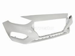 Бампер передний Hyundai Solaris 17-20 / Accent 17-22 (С отверстием под крюк/ цвет белый - PGU)