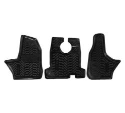 AIRLINE ACM-PS-19 Ковры для ГАЗон Next (14-), 3 шт., выс. борт, 3D с подпятником, 1й ряд, ТЭП, черн.