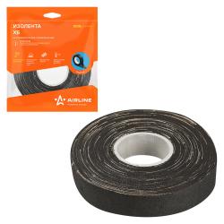 Изолента ХБ на тканевой основе, 200 г., прорезиненная, (19мм*0,4мм*16м), черная (ADHB004)