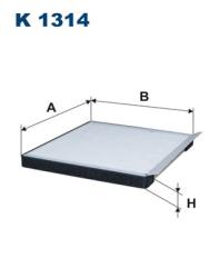 Фильтр салона HYUNDAI ELANTRA 06- K 1314