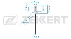 Клипса крепёжная Toyota (миним. кол-во заказа 10 шт) be-2099