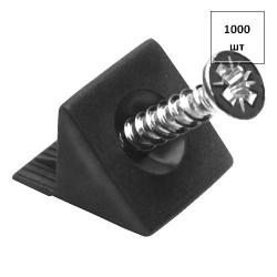 Крепление задн.стен. с саморезом, темно-коричн. 7719 1000шт FORTLUFT sts028605