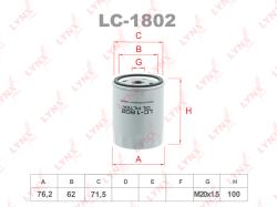 Фильтр масляный ALFA ROMEO 145/156/FIAT MAREA LC-1802