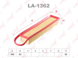 Фильтр воздушный PEUGEOT 308/207/CITROEN C3/C4 1.4/1.6 07- LA-1362
