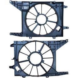 Кожух вентилятора Renault Logan / Lada Largus (08-) +AC