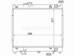 Радиатор Suzuki Escudo 88-97 / Vitara 88-99