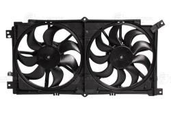 Э/вентилятор охл. для а/м SsangYong NewActyon/Korando C (10-) (2 вент.) (с кожухом) (LFK 1755)