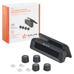 Система контроля давления в шинах TPMS, 4 внеш. датчика, дисплей на лоб. стекло, солнеч. панель (AEBJ002)