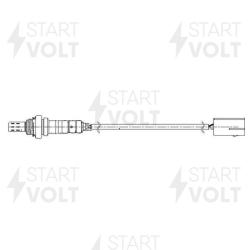 STARTVOLT VS-OS 1303 Датчик кислорода для автомобиля Hyundai Santa FE (06-)/KIA Sorento (09-) 2.4i до катализатора