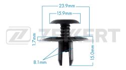 Клипса крепёжная VAG (миним. кол-во заказа 10 шт) be-1145