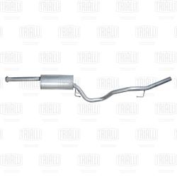 Глушитель для а/м Great Wall Safe F1 (01-) 2.2i осн. (полукруглый фланец) (алюм. сталь) (EMM 2709)