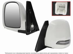 Зеркало Kia Bongo 12-19 (Слева/ Обогрев/ Регулировка/ Повторитель поворота/ 8 контактов)