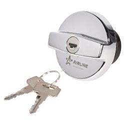 Крышка топливного бака с ключами, для а/м Лада 2108-15, 2121, 2170, 2190, УАЗ, Газель, хром (AFC-R-03)