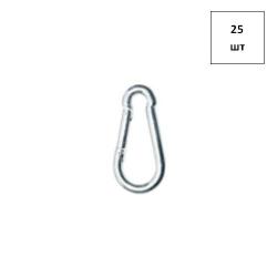 КАРАБИН 6х60 оц. НОРМАЛЬНЫЙ тип "С" DIN 5299 25шт FORTLUFT sts021683