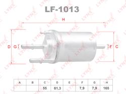 Фильтр топливный AUDI A2(8Z0) 00-05 SEAT CORDOBA(6L2) 02-09 / IBIZA II-III(6K1-6L1) 97-09 SKODA FA lf-1013