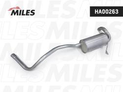 HA00263 Глушитель RENAULT MEGANE 2/SCENIC 1 1.4-1.6 02- алюминизированный