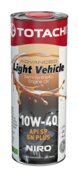 Масло моторное 10W40 TOTACHI NIRO 1л полусинтетика LV SN/АвтоВАЗ 19601