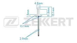 Заклёпка Toyota (миним. кол-во заказа 10 шт) be-2589
