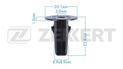 Клипса крепёжная Toyota (миним. кол-во заказа 10 шт) be-3826