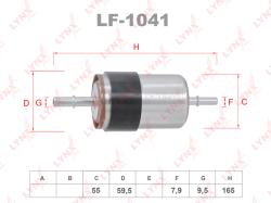 Фильтр топливный VOLVO S60 III 2.0 19> / XC60 II 2.0 17> / XC90 II 2.0 14> lf-1041