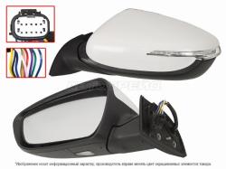 Зеркало Kia Ceed 12-16 (Слева/ Обогрев/ Регулировка/ Повторитель поворота/ Складывание/ Подсветка/ 1