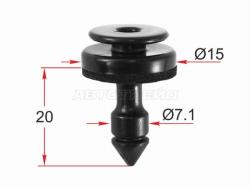 Клипса обшивки двери JAGUAR (1 шт.)