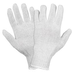 Перчатки трикотажные ХБ, белые, (5 пар) 7,5 класс/65г., мод. 504 (ADWG025)