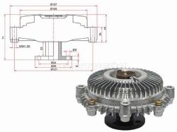 Вискомуфта TOYOTA LITEACE/TOWN ACE NOAH 3SFE 96-