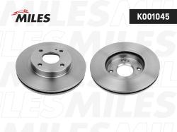 K001045 Диск тормозной FORD FIESTA IV 08- передний вент. d 63.5mm