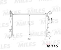 Радиатор OPEL CORSA D 1.0/1.4 06- паяный acrb149